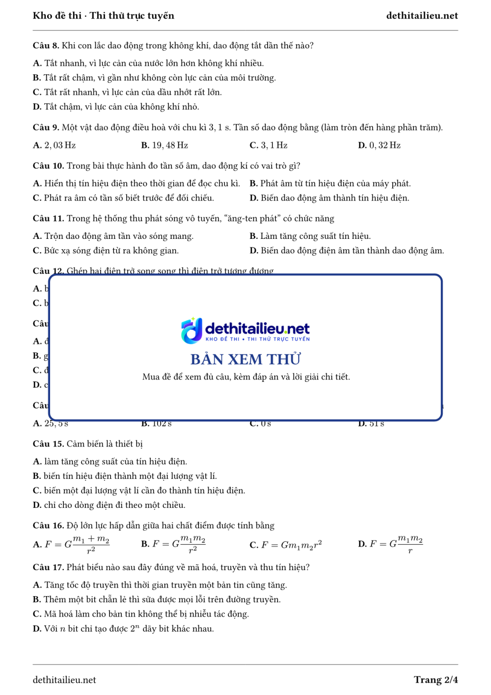 Trang 2 của đề L11-KSCL-01-02