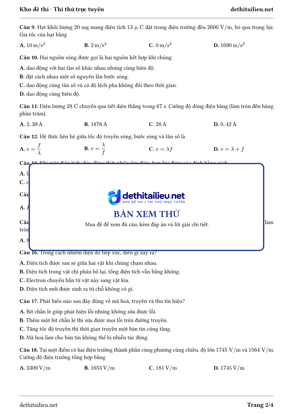 Trang 2 của đề L11-KSCL-01-07