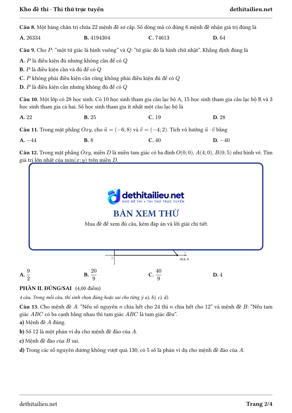 Trang 2 của đề T10-GK1-01-04