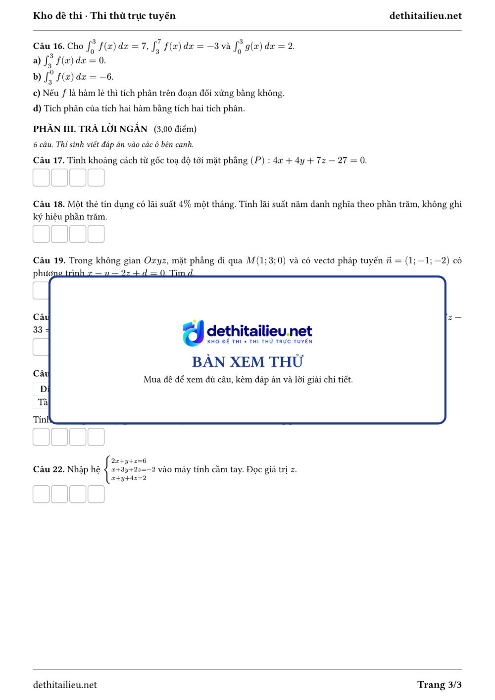 Trang 3 của đề T-TN-09-06