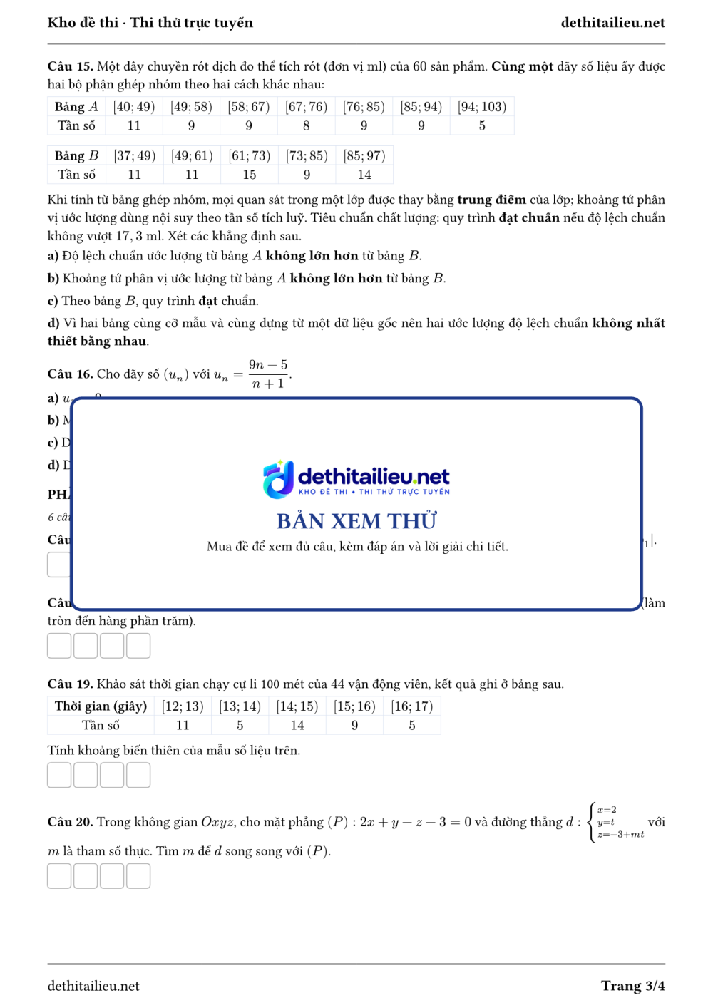 Trang 3 của đề T-TN-09-08