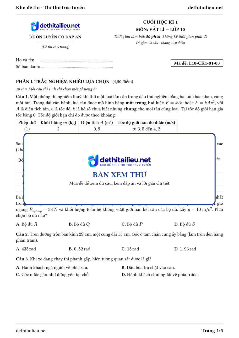 Trang 1 của đề L10-CK1-01-03