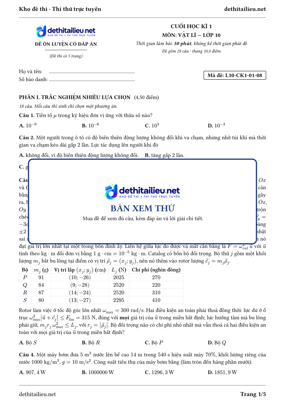 Trang 1 của đề L10-CK1-01-08