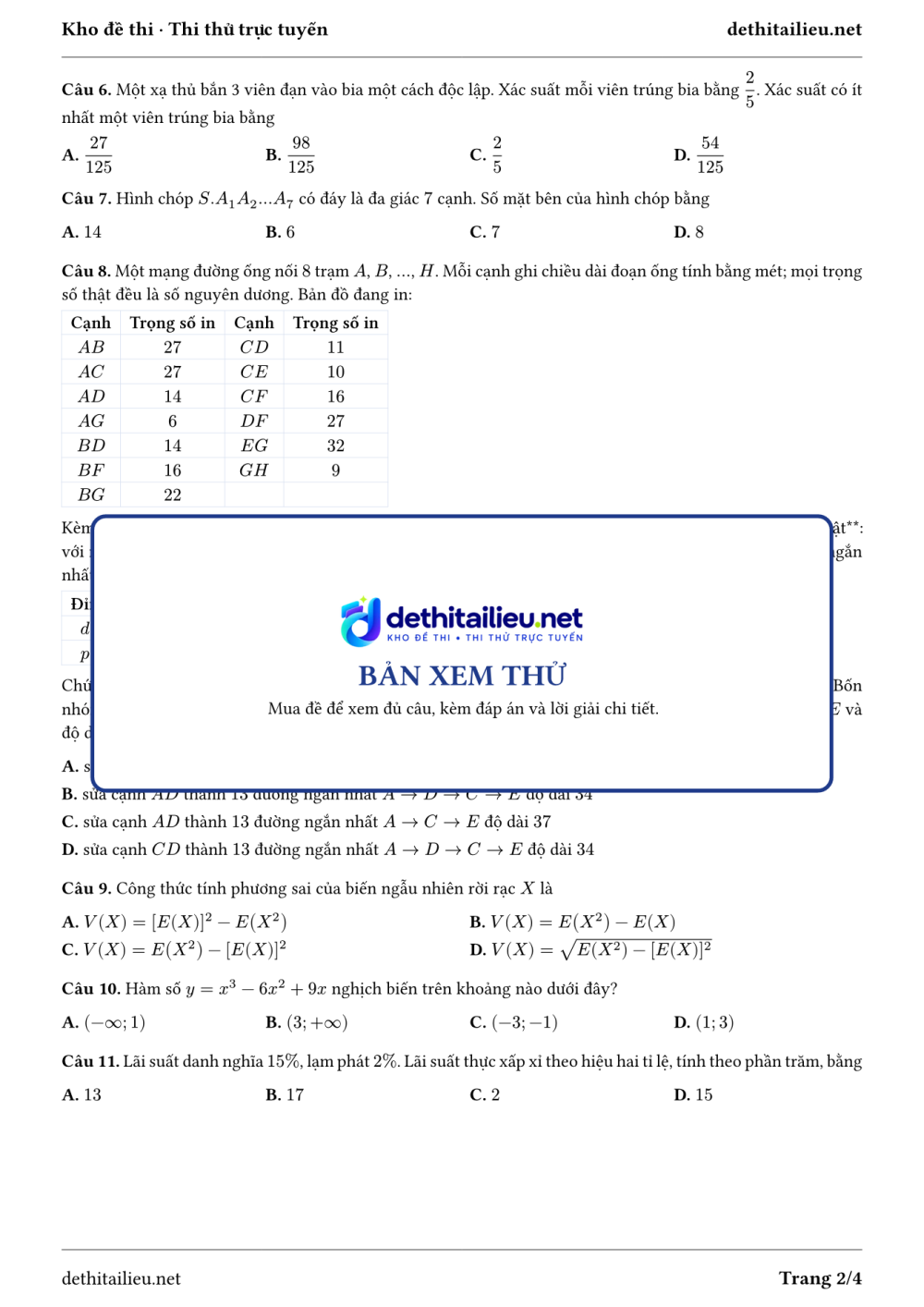 Trang 2 của đề T-TN-07-14