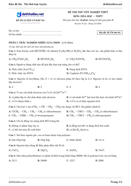Trang 1 của đề H-TN-06-01