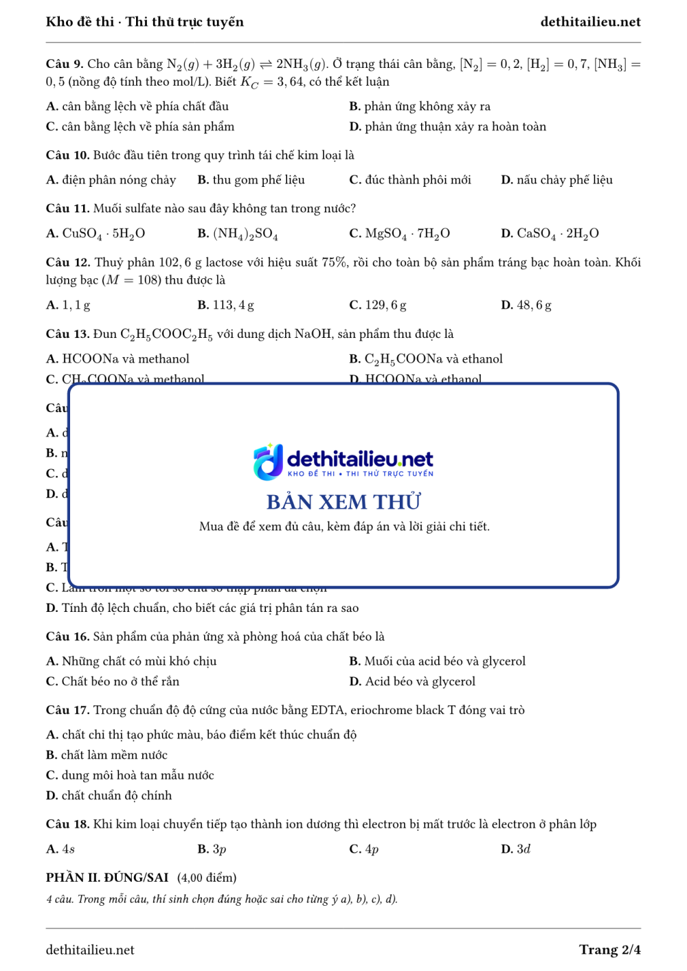 Trang 2 của đề H-TN-06-15