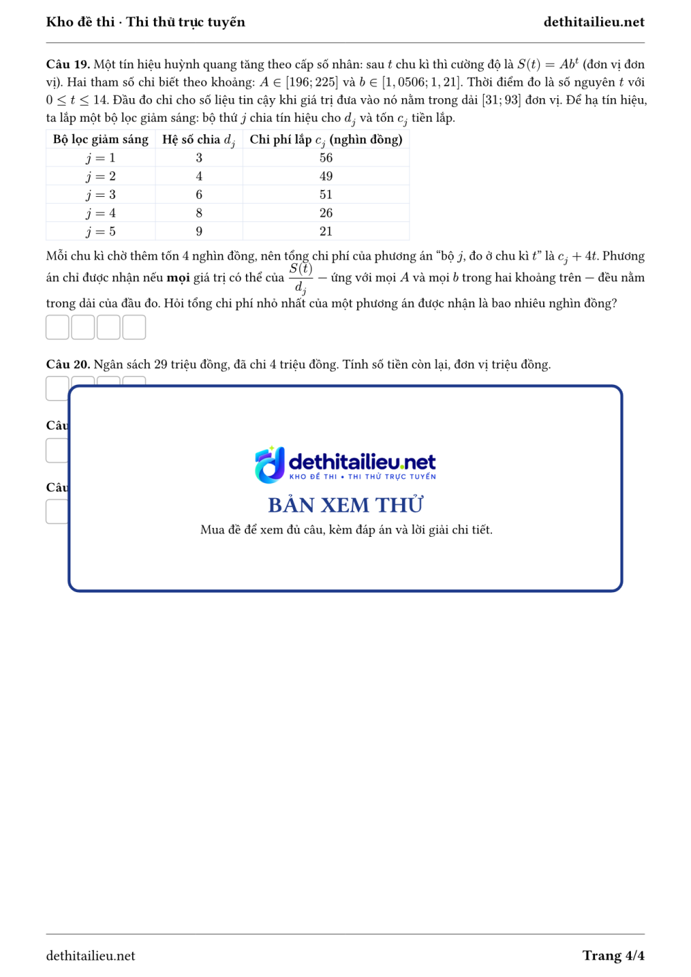 Trang 4 của đề T-TN-06-15