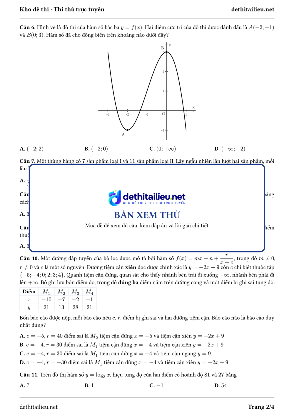 Trang 2 của đề T-TN-06-03