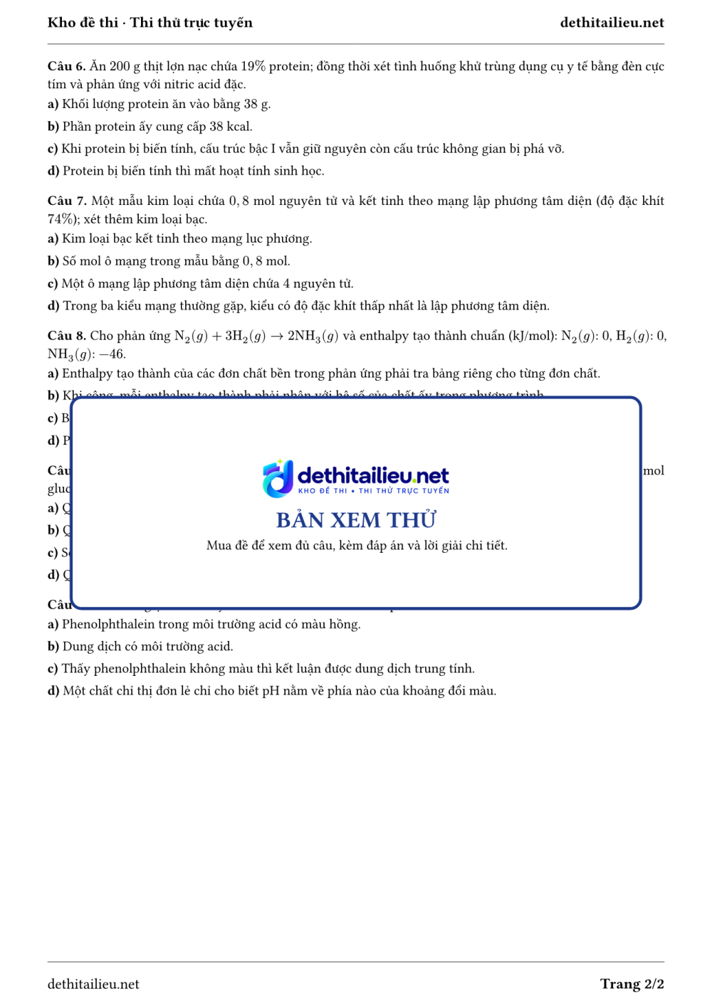 Trang 2 của đề H-TN-02-19