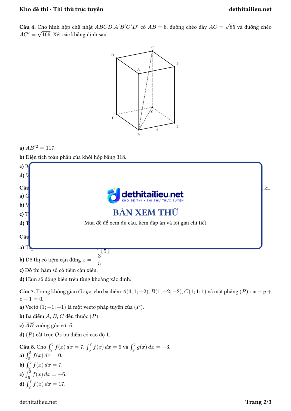 Trang 2 của đề T-TN-02-12