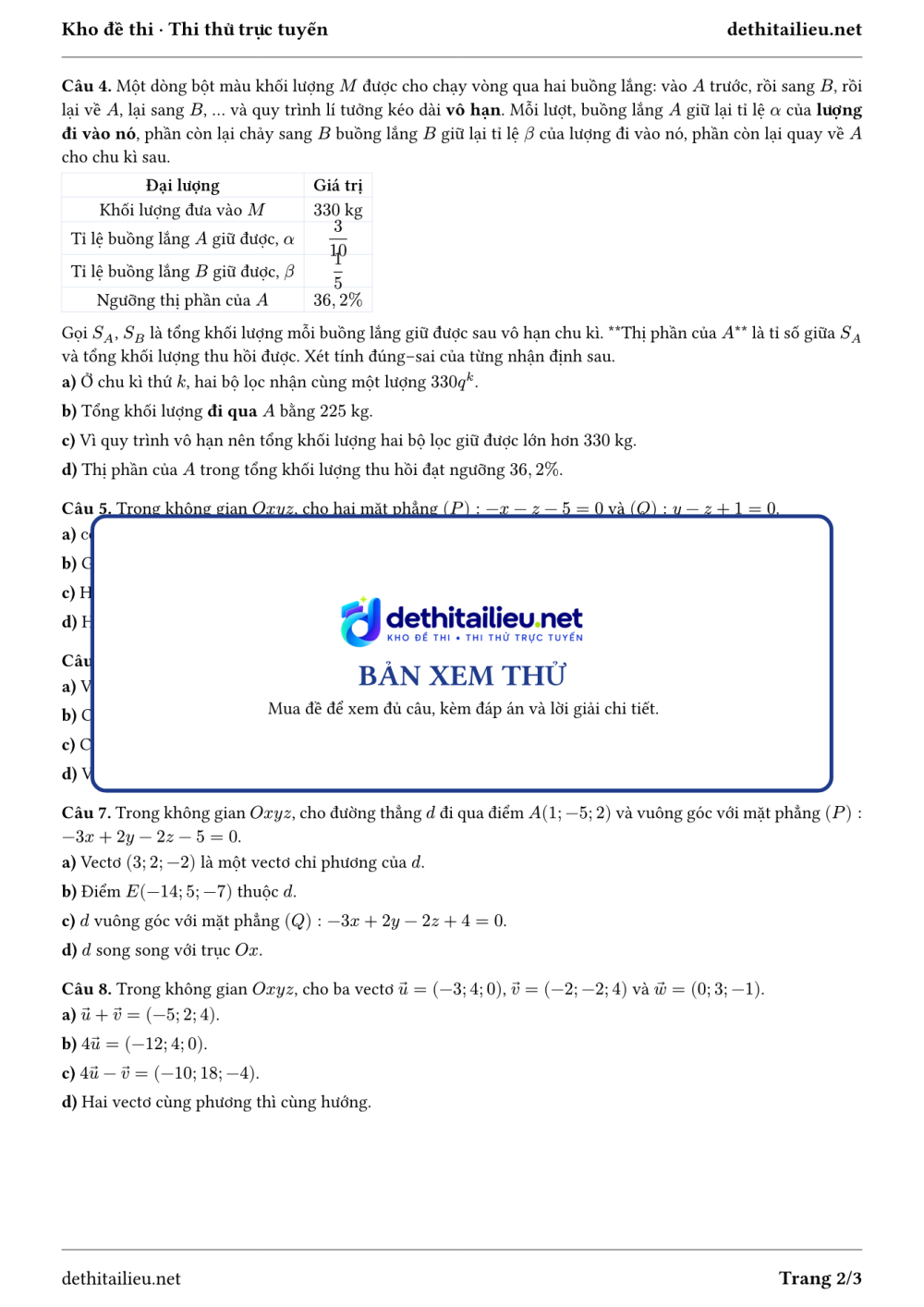 Trang 2 của đề T-TN-02-05