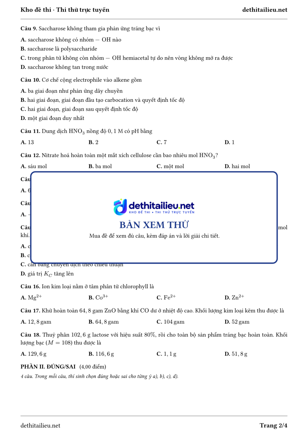 Trang 2 của đề H-TN-09-12