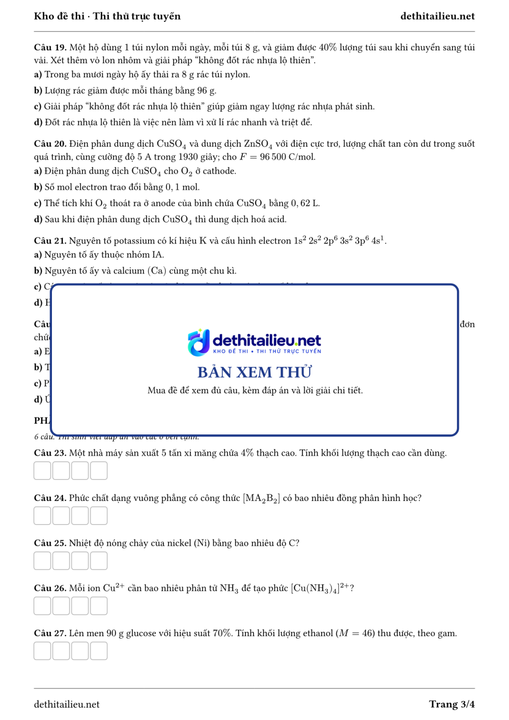 Trang 3 của đề H-TN-09-12