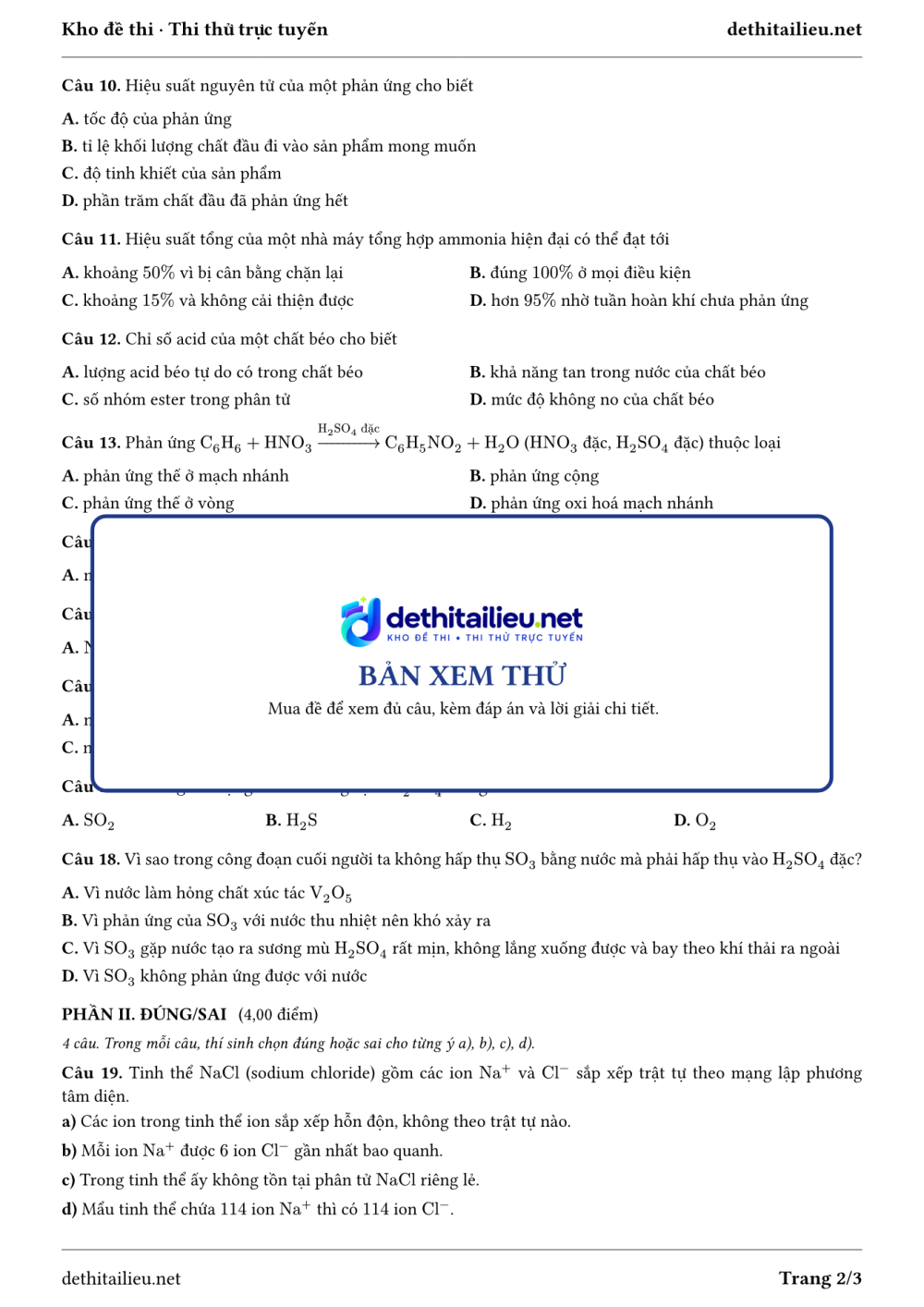 Trang 2 của đề H-TN-09-16
