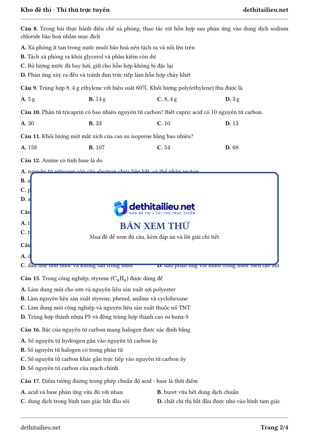 Trang 2 của đề H-TN-09-18