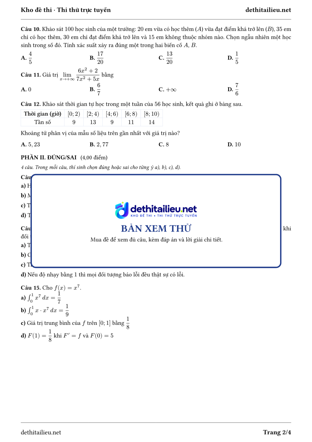 Trang 2 của đề T-TN-04-18