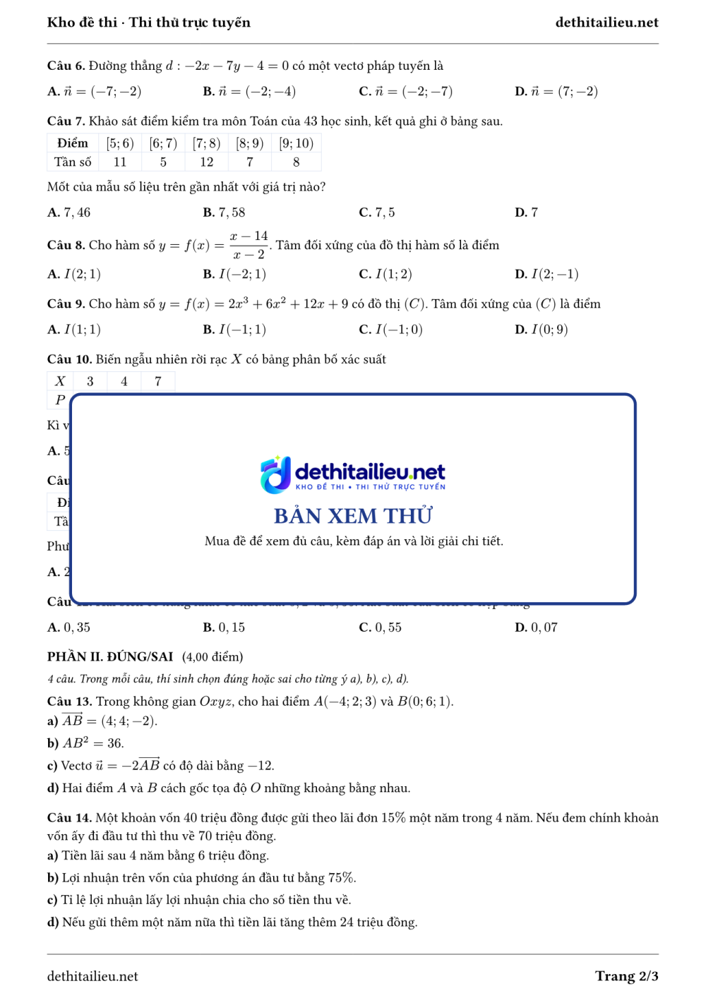 Trang 2 của đề T-TN-04-21