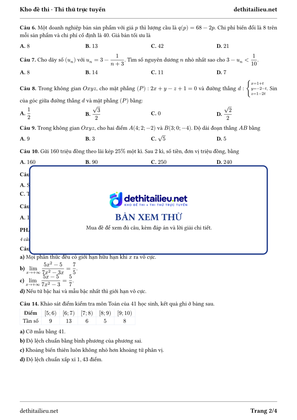 Trang 2 của đề T-TN-04-04