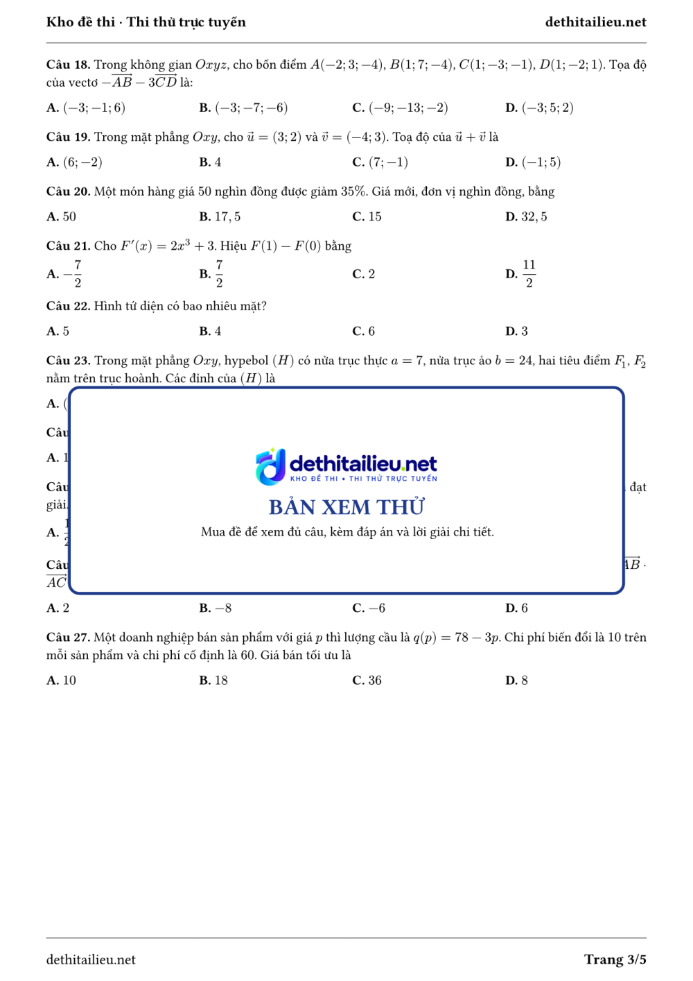 Trang 3 của đề T-TN-01-15