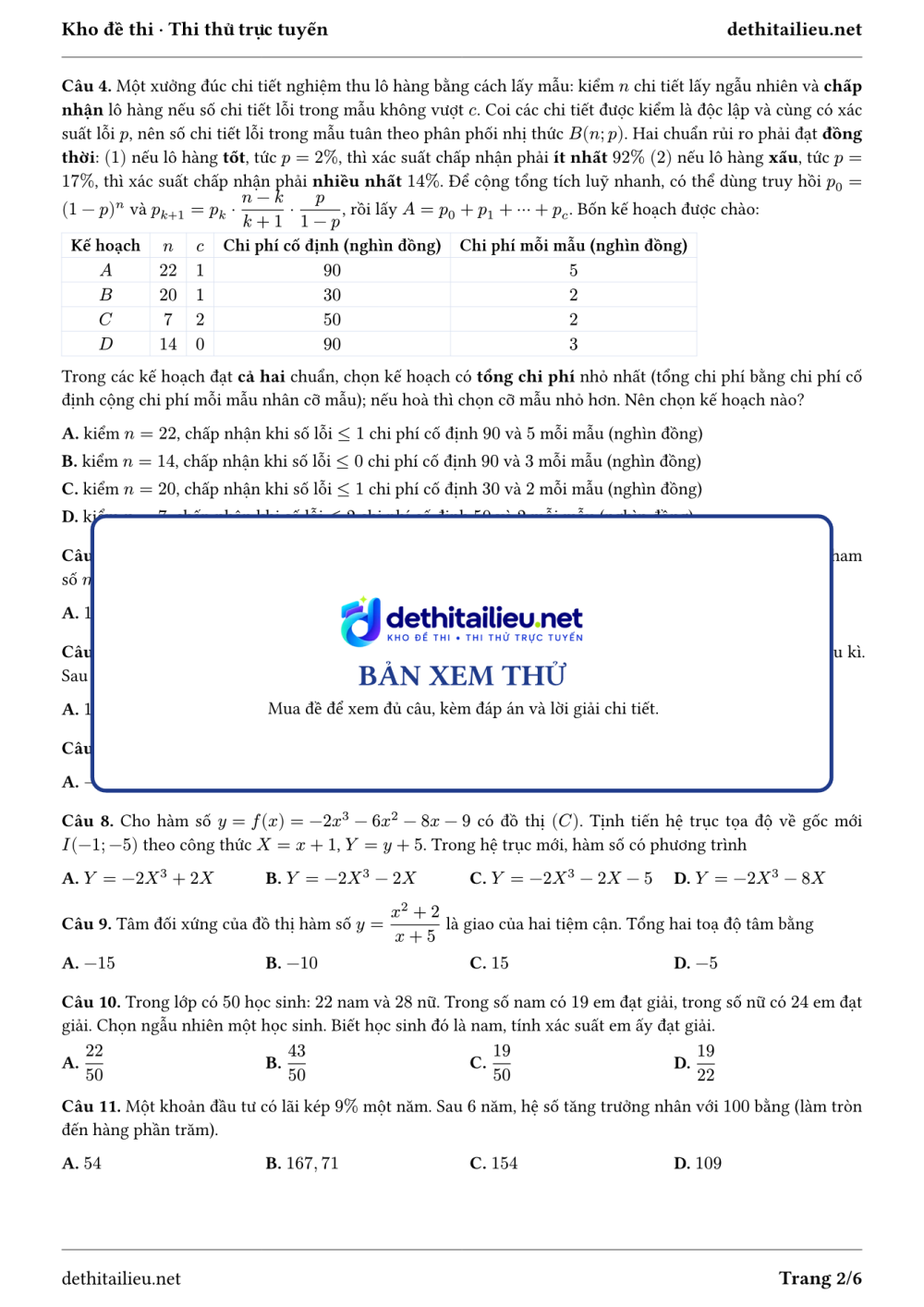 Trang 2 của đề T-TN-01-19