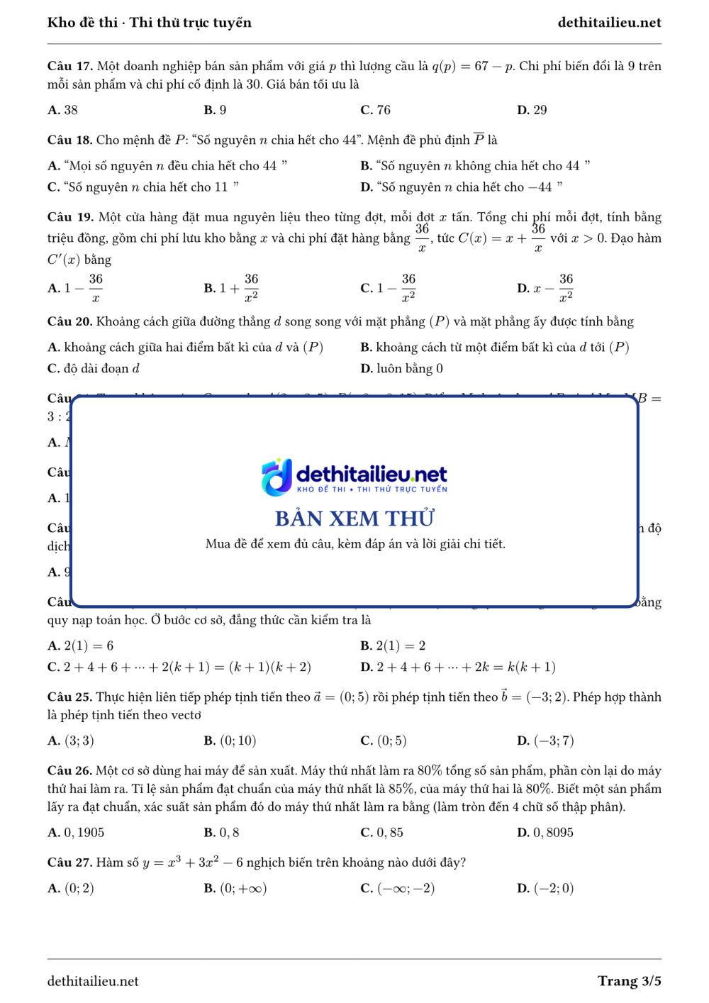 Trang 3 của đề T-TN-01-02