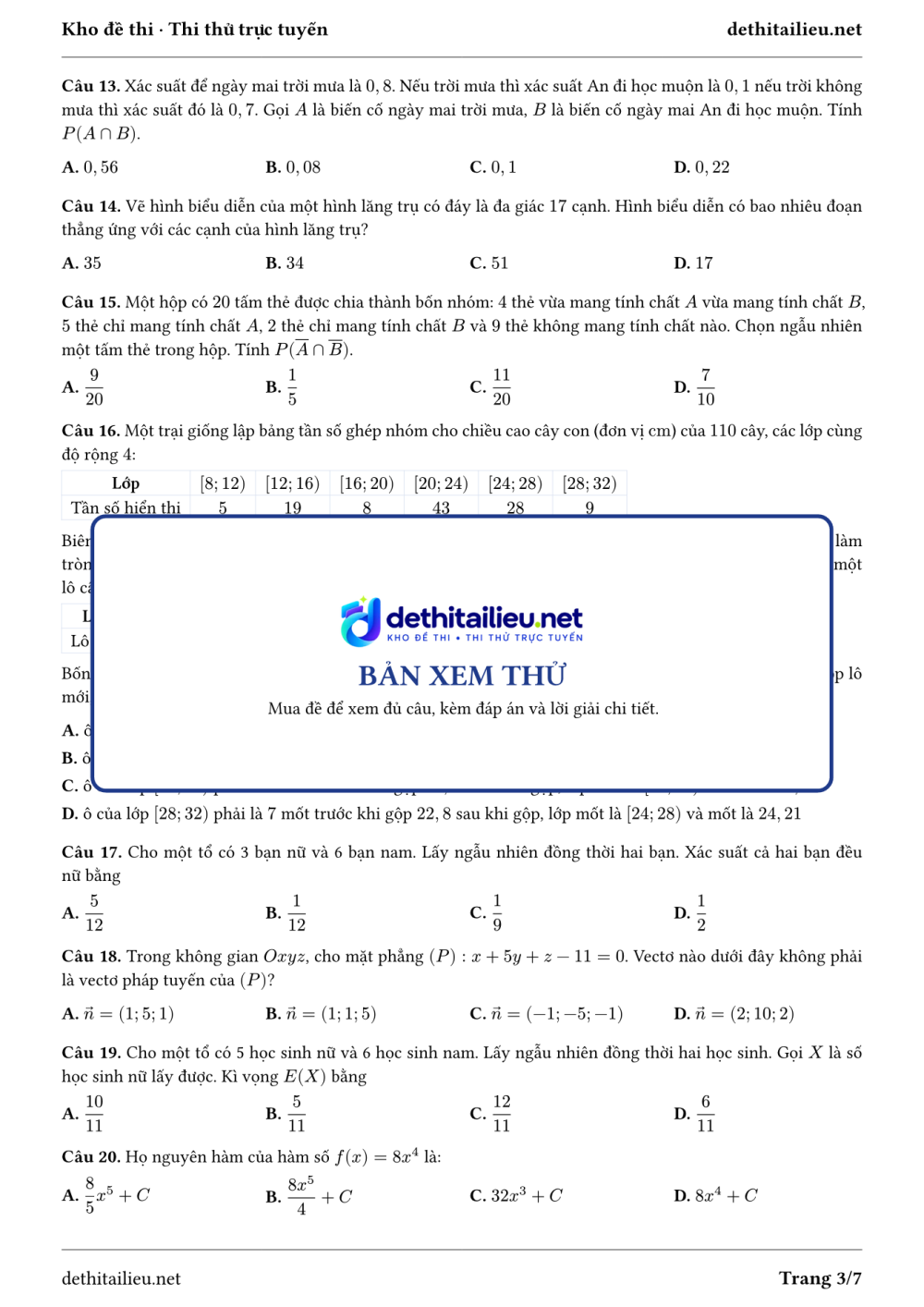 Trang 3 của đề T-TN-01-04
