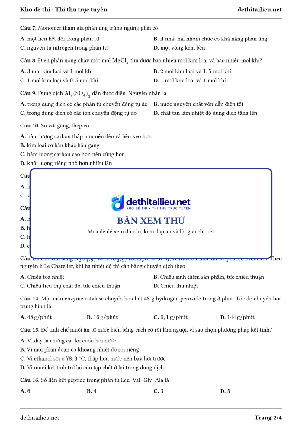 Trang 2 của đề H-TN-04-16