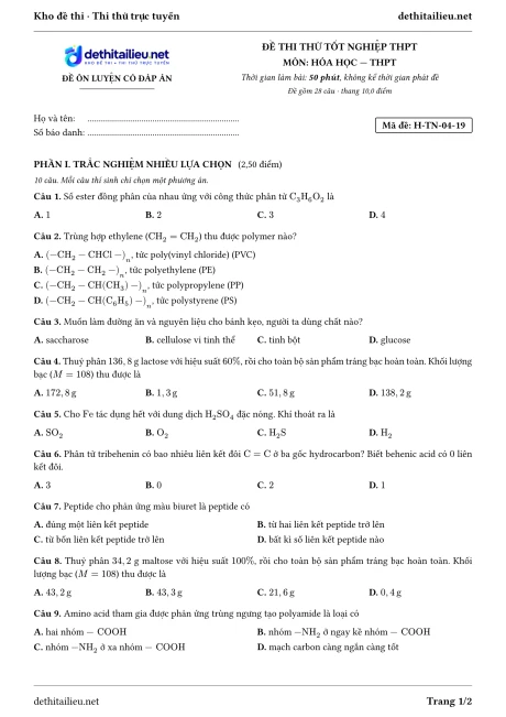 Trang 1 của đề H-TN-04-19
