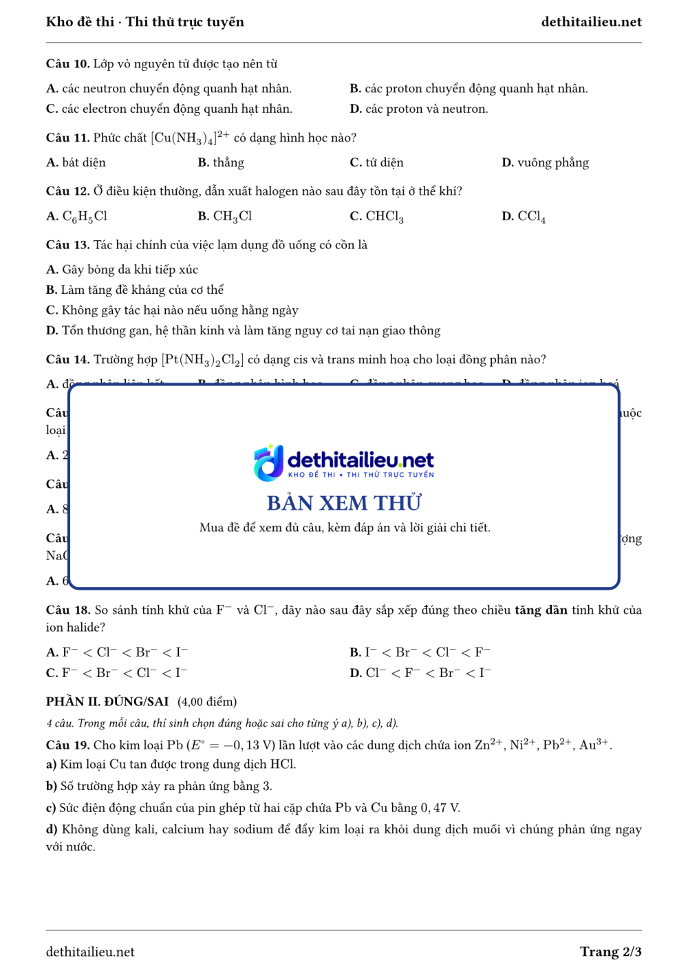 Trang 2 của đề H-TN-04-02
