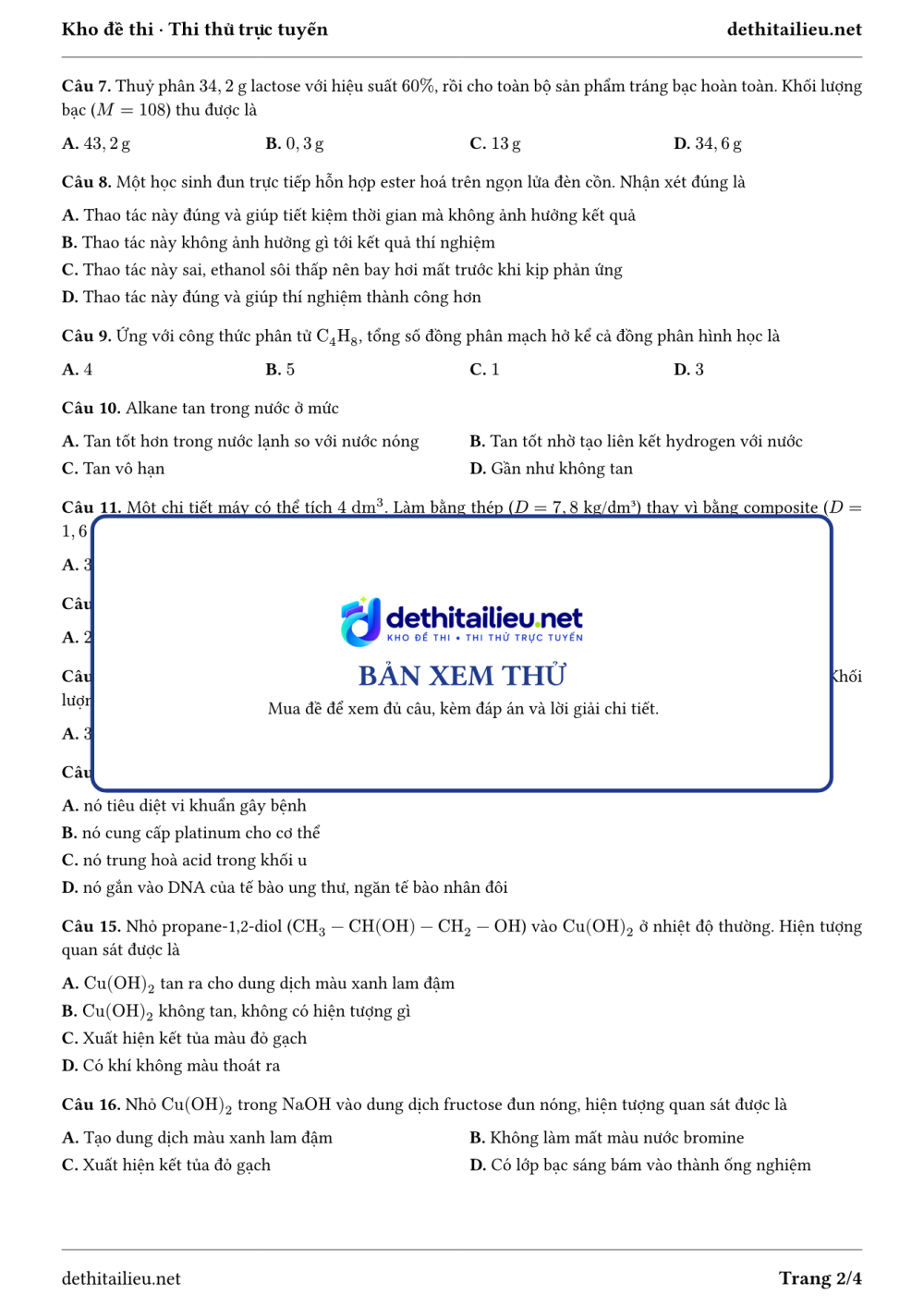 Trang 2 của đề H-TN-04-30
