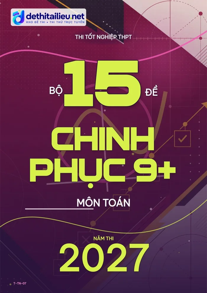 Bìa Bộ 15 đề chinh phục 9+