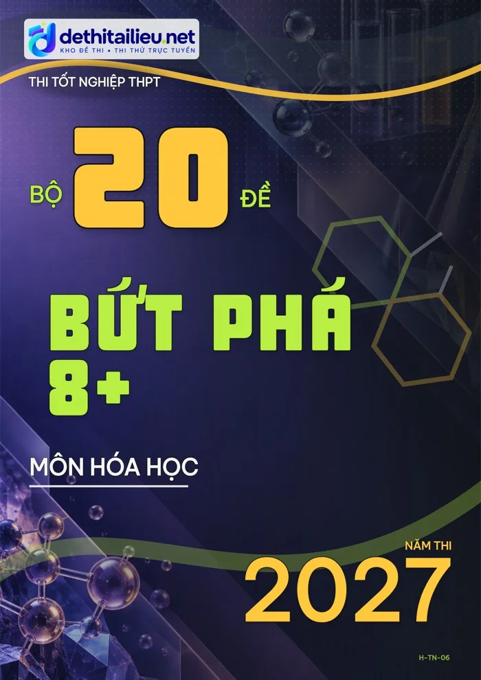 Bìa Bộ 20 đề bứt phá 8+